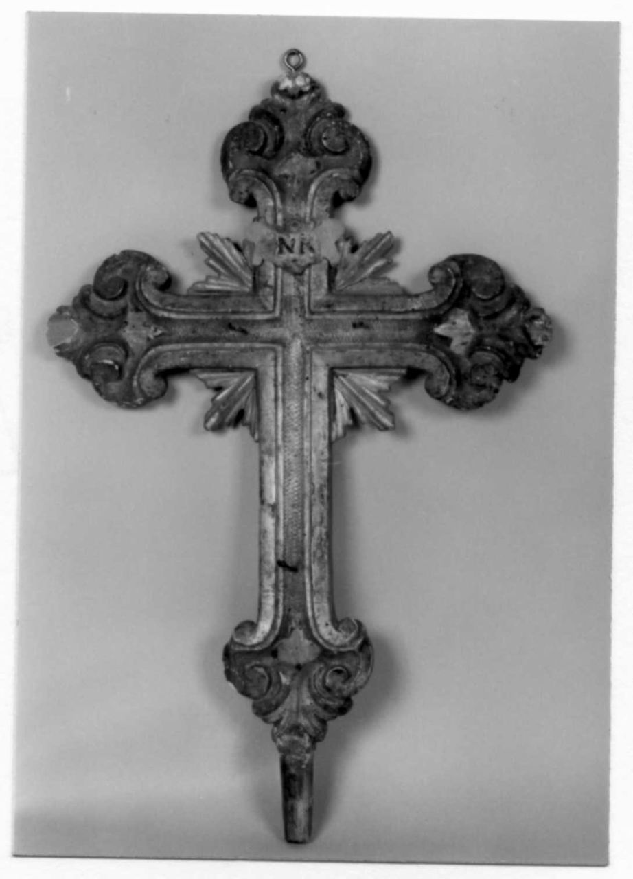 croce processionale - bottega modenese (sec. XVIII)
