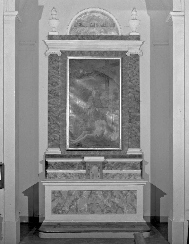altare - a blocco - manifattura modenese (sec. XIX)