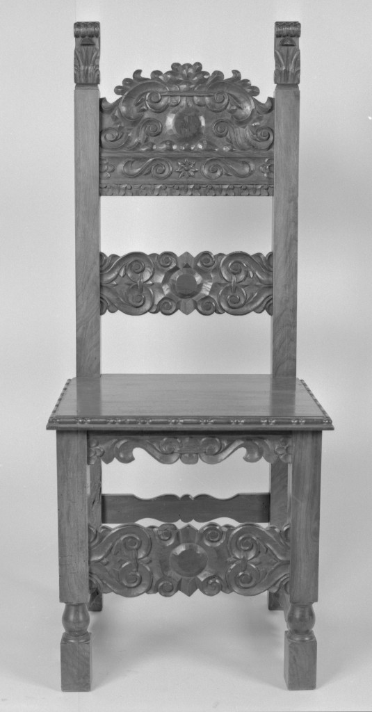 sedia, serie - manifattura emiliana (sec. XIX)