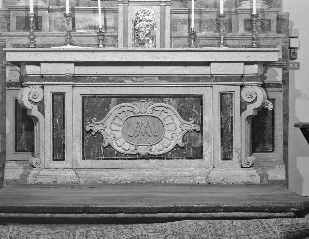altare - manifattura emiliana (fine/inizio secc. XVIII/ XIX)