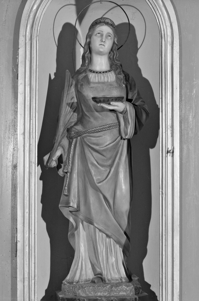 Santa Lucia (statua) - manifattura Italia settentrionale (primo quarto sec. XX)