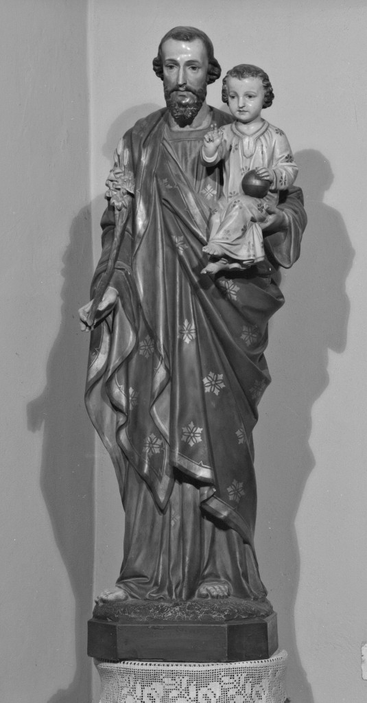 San Giuseppe e Gesù Bambino (statua) - produzione emiliana (primo quarto sec. XX)