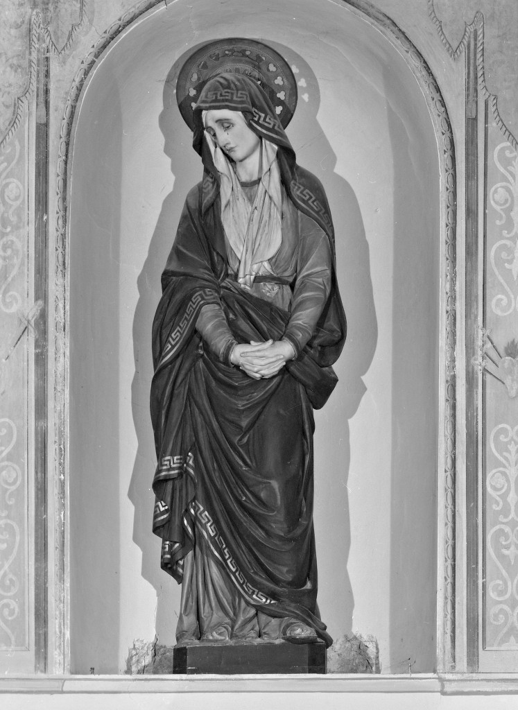 Madonna Addolorata (statua) - manifattura emiliana (seconda metà sec. XIX)
