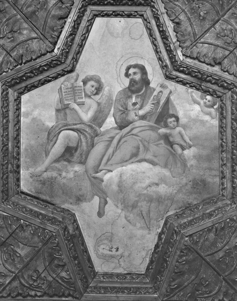 San Matteo (dipinto, elemento d'insieme) - ambito modenese (primo quarto sec. XX)