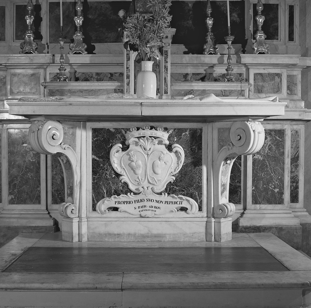 Sacro Cuore di Gesù e Sacro Cuore di Maria (paliotto) - manifattura emiliana (sec. XIX)