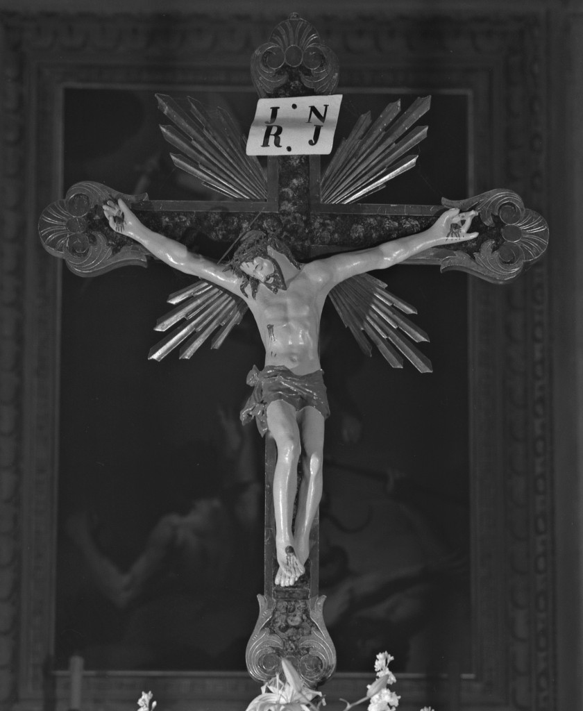 croce processionale - manifattura emiliana (inizio sec. XX)