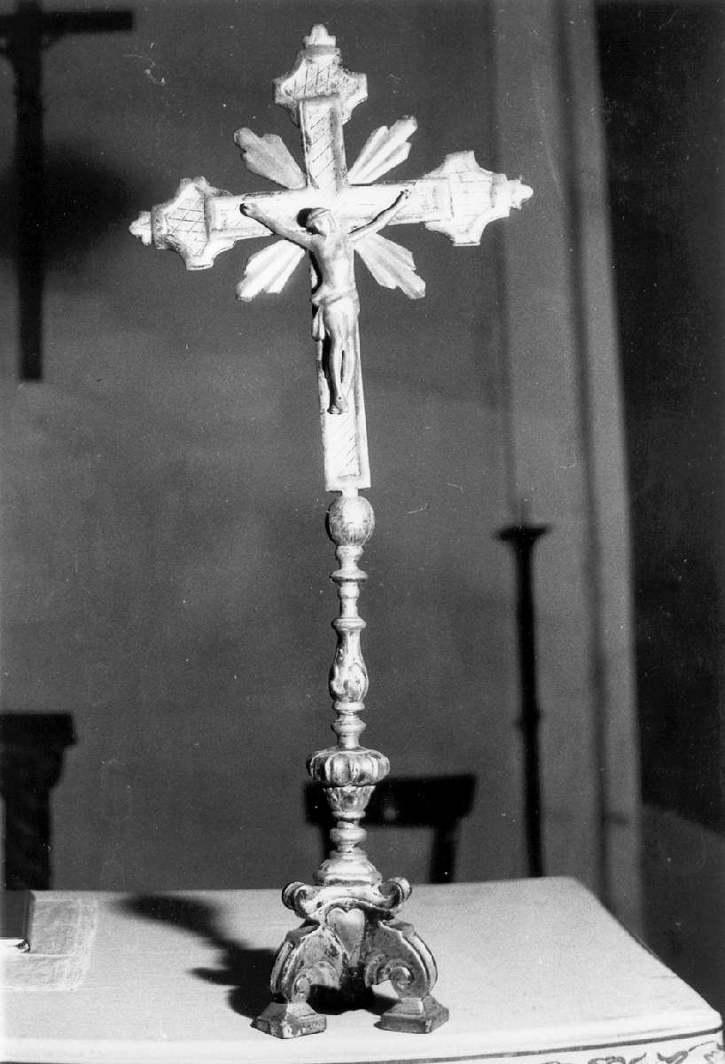 croce d'altare - manifattura emiliana (sec. XIX)