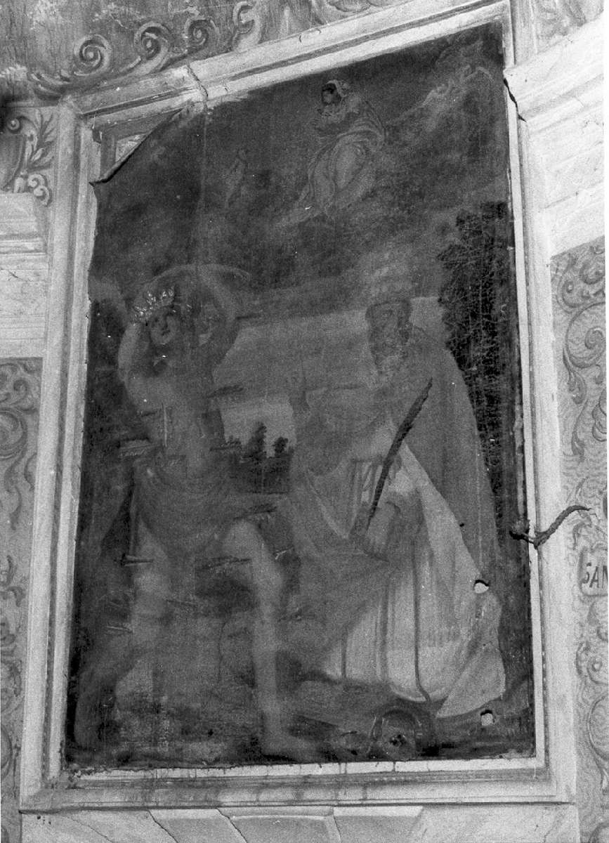 Madonna della Ghiara con San Fabiano e San Sebastiano (dipinto) - ambito reggiano (sec. XVII)