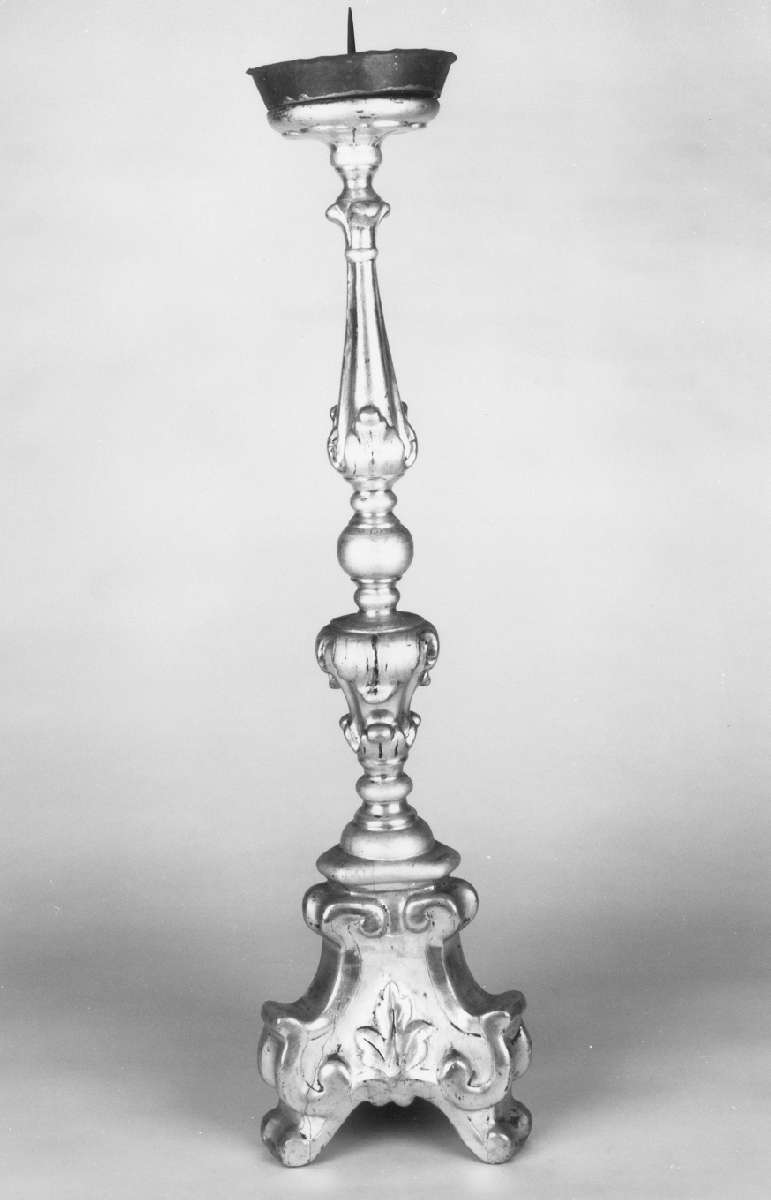 candeliere, serie - manifattura modenese (secc. XVIII/ XIX)