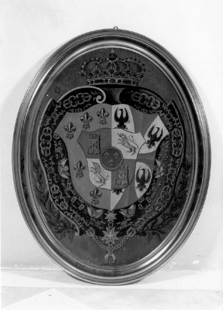 stemma gonzaghesco (dipinto) - ambito reggiano (sec. XVIII)