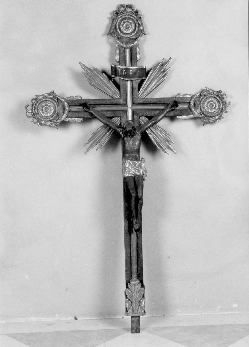 croce d'altare, elemento d'insieme - ambito reggiano (ultimo quarto sec. XVIII)
