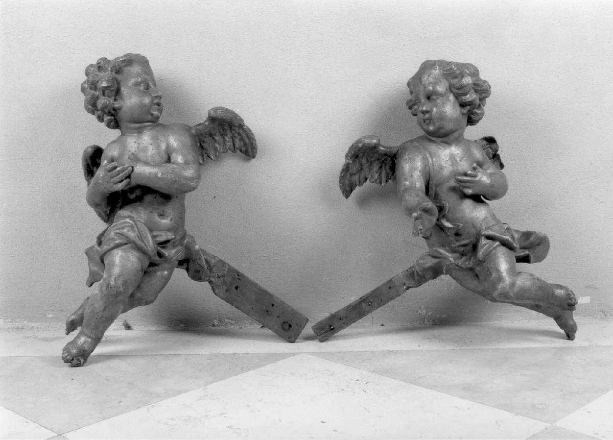 angelo (statua, serie) - ambito reggiano (sec. XVIII)