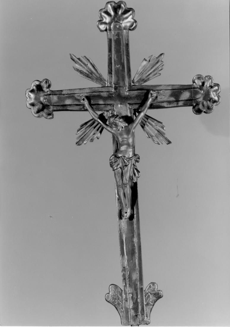 croce processionale - manifattura italiana (sec. XIX)