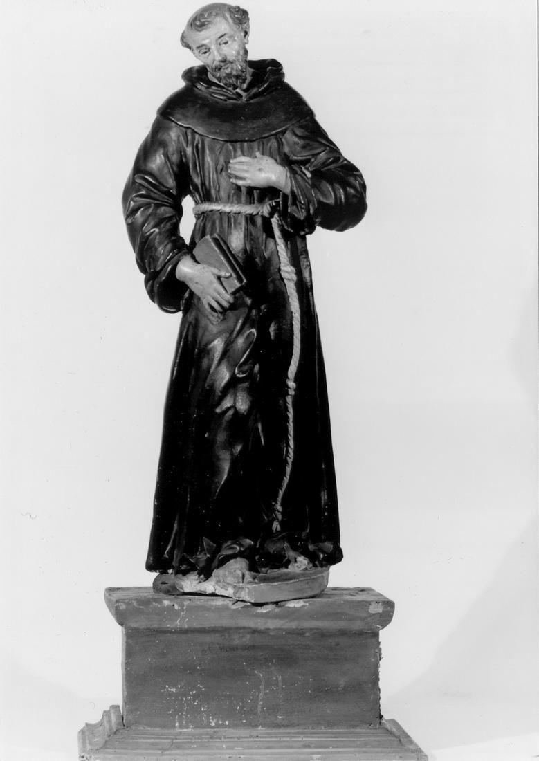 San Francesco (statua) - manifattura emiliana (fine/inizio secc. XVIII/ XIX)