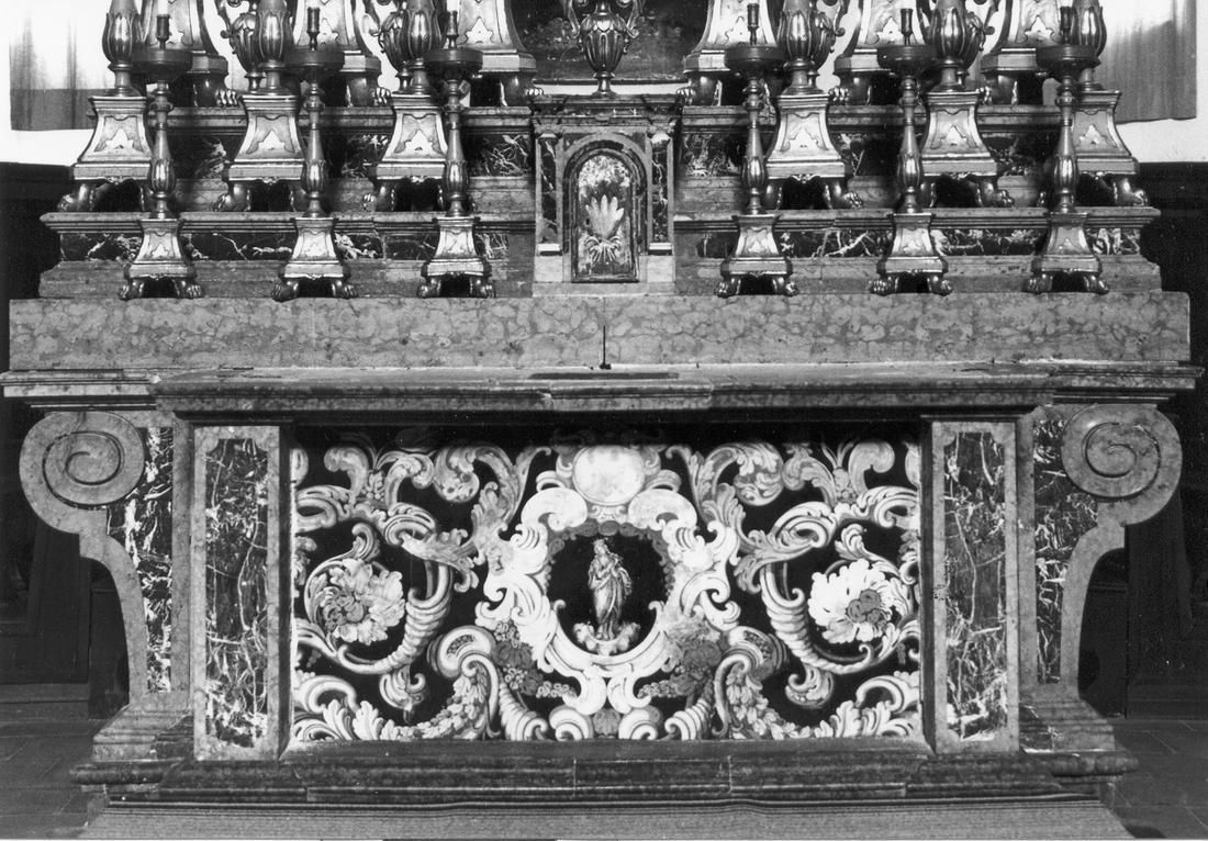 altare maggiore - manifattura emiliano-lombarda (prima metà sec. XIX)