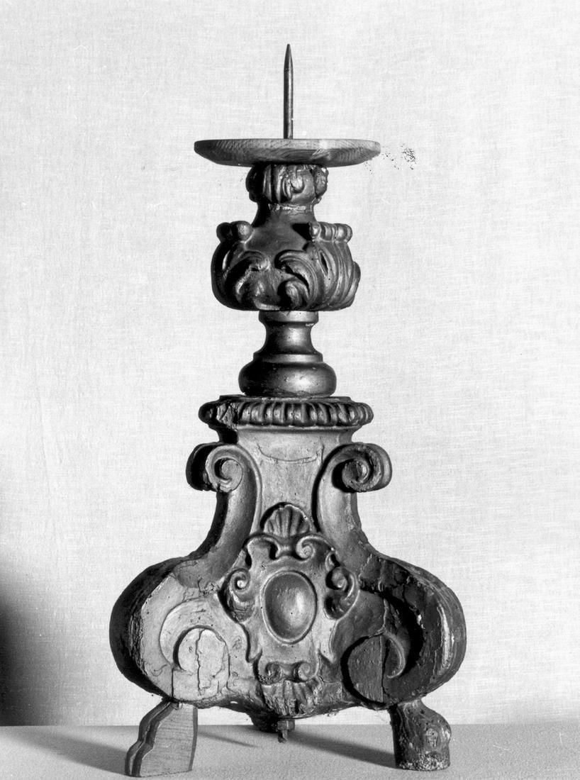 candelabro - manifattura emiliano-lombarda (seconda metà sec. XVIII)