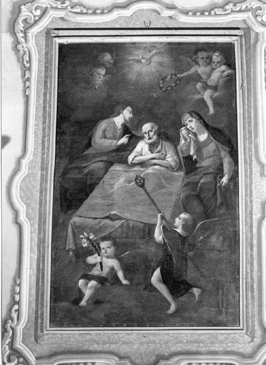 morte di San Giuseppe (dipinto) - ambito emiliano-lombardo (terzo quarto sec. XVII)