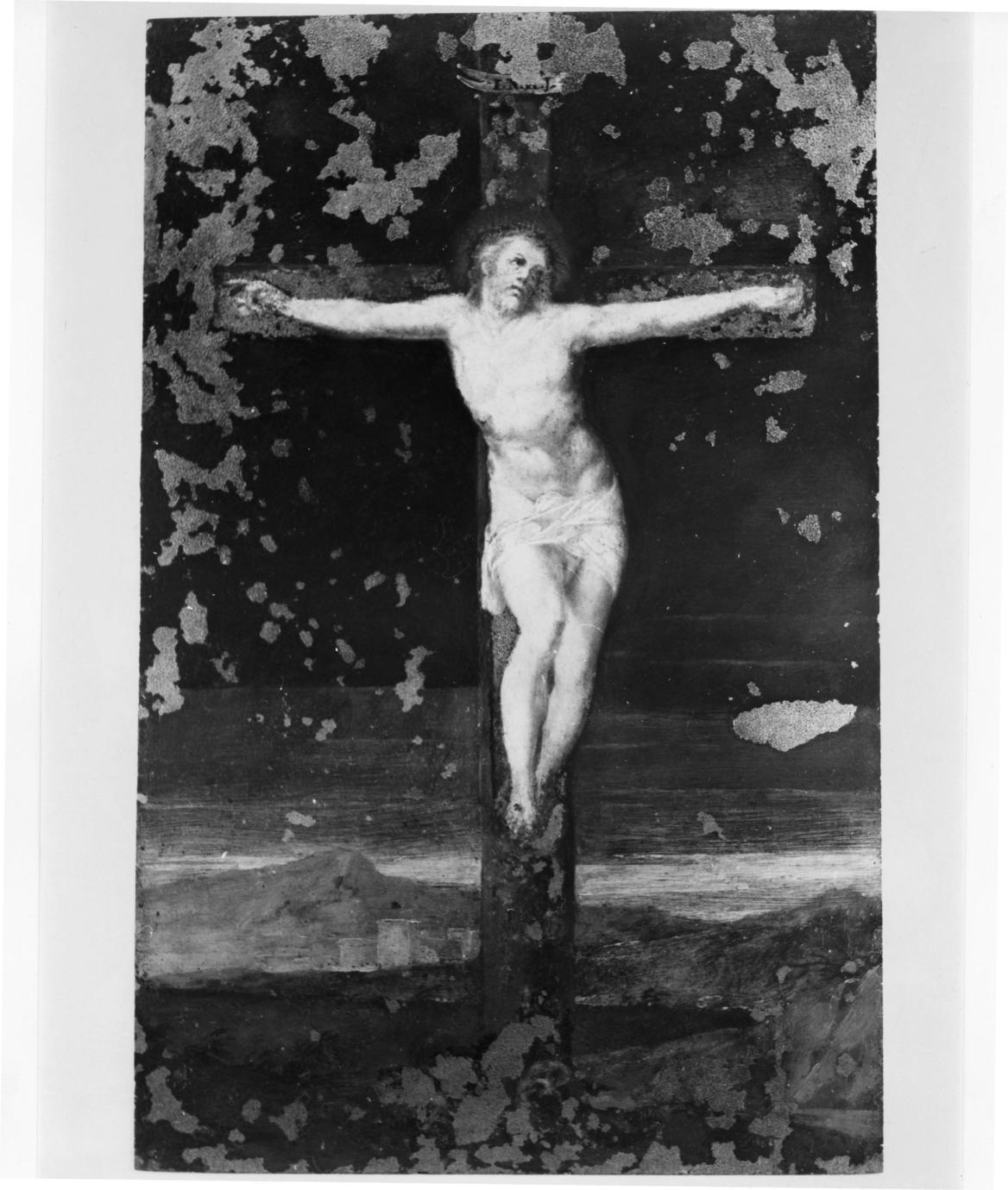 Cristo crocifisso (dipinto) di Venusti Marcello (scuola) (fine/inizio secc. XVI/ XVII)