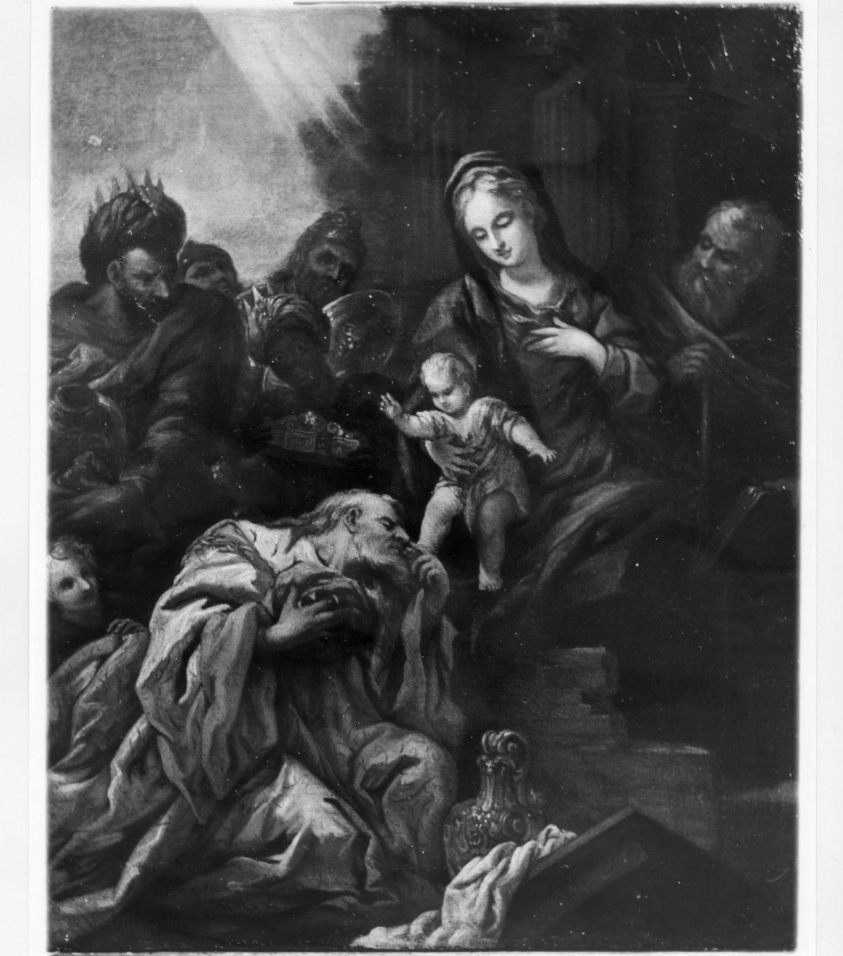 adorazione dei Re Magi (dipinto) di Dandini Pietro (maniera) (ultimo quarto sec. XVII)