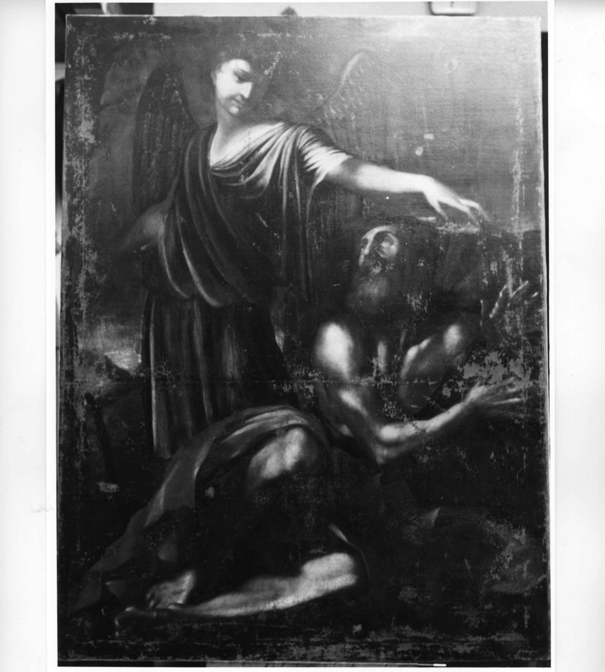 San Matteo e l'angelo (dipinto) - ambito emiliano (seconda metà sec. XVII)