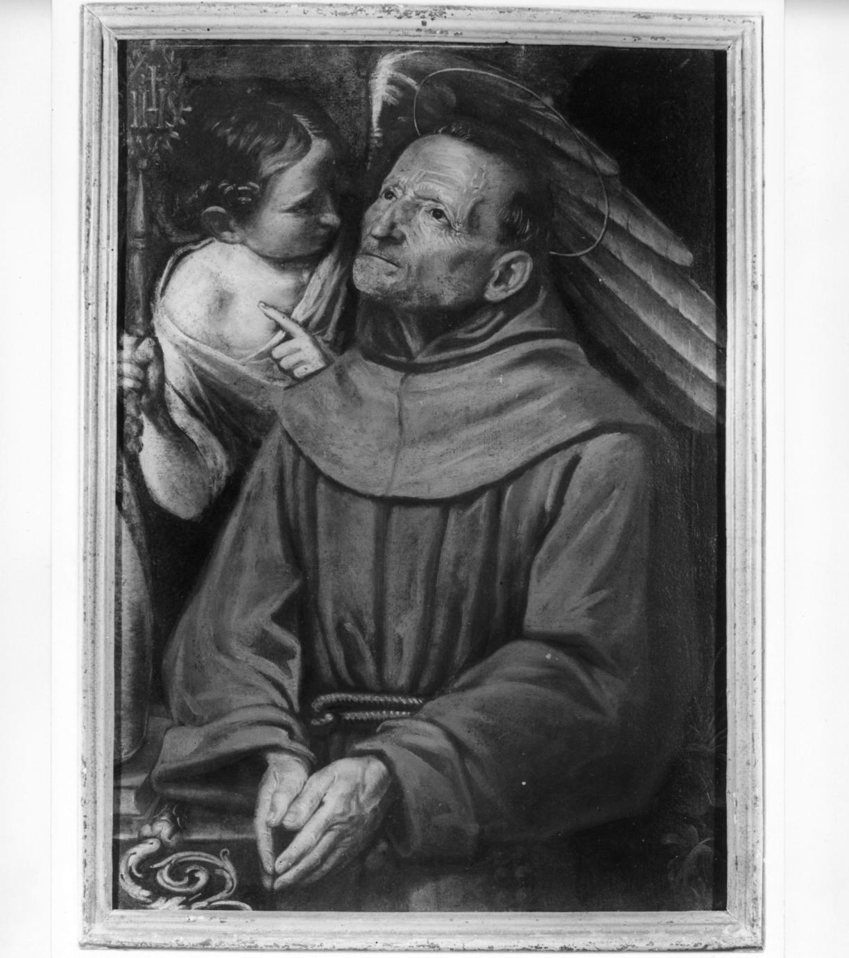 San Bernardino da Siena e l'Angelo (dipinto) - ambito lombardo (prima metà sec. XVII)
