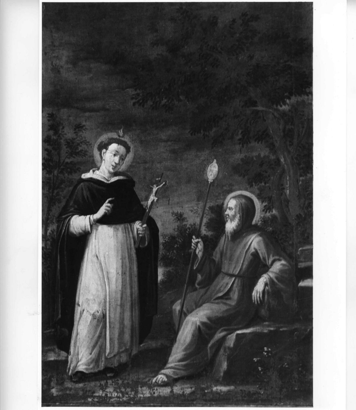 San Vincenzo Ferrer e San Francesco di Paola (dipinto) - ambito modenese (fine sec. XVIII)