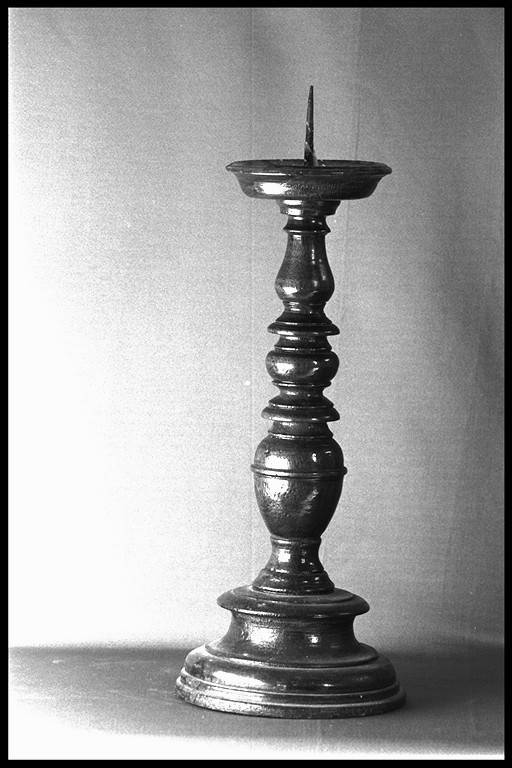 candeliere, serie - manifattura modenese (fine sec. XIX)