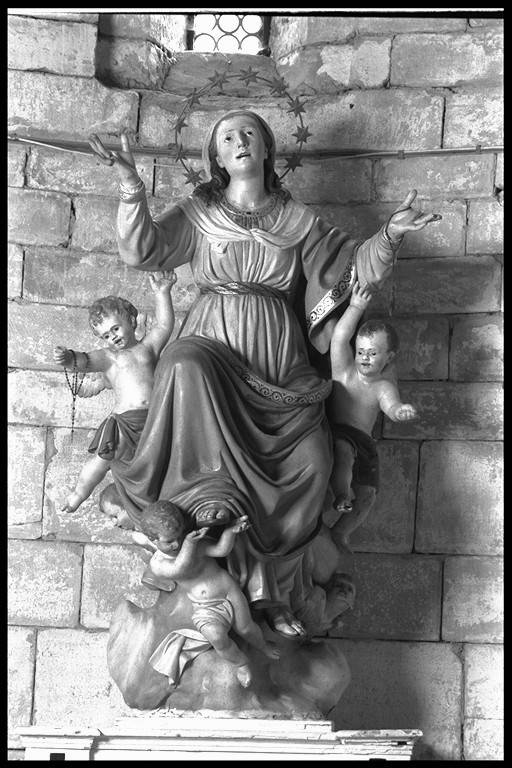 assunzione della Madonna (statua) - ambito faentino (seconda metà sec. XIX)