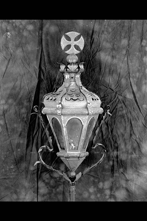 lanterna processionale, serie - manifattura emiliana (fine sec. XIX)
