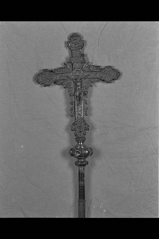 croce processionale - manifattura emiliana (seconda metà sec. XVIII)