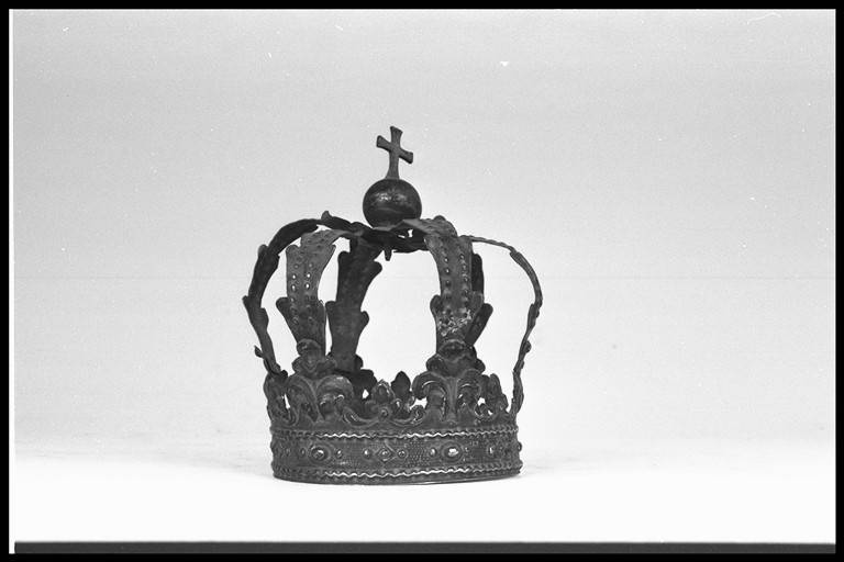 corona da statua - manifattura modenese (seconda metà sec. XIX)