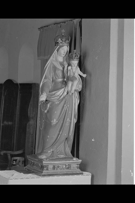 Madonna del Rosario (statua) - manifattura emiliana (metà sec. XIX)