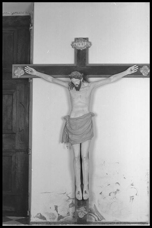 Cristo Crocifisso (scultura) - manifattura emiliana (sec. XIX)