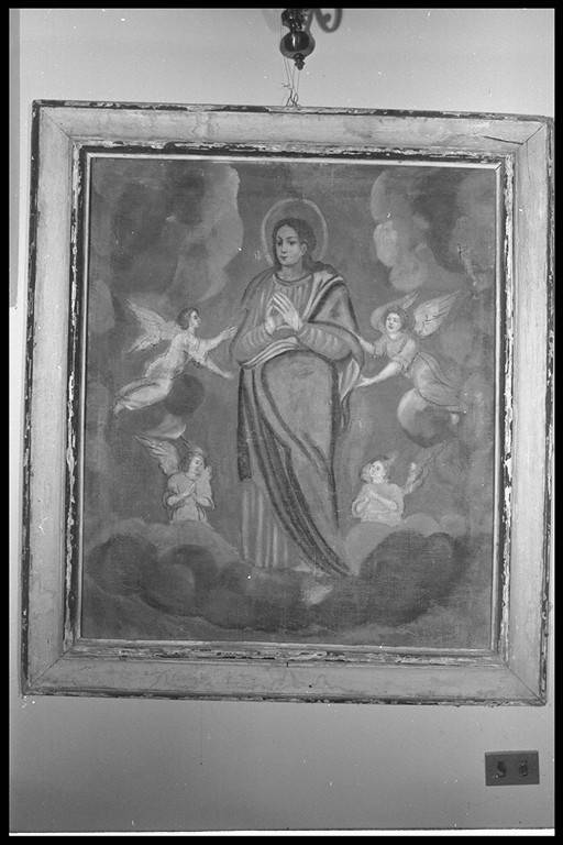 assunzione della Madonna (dipinto) - manifattura modenese (secc. XVIII/ XIX)