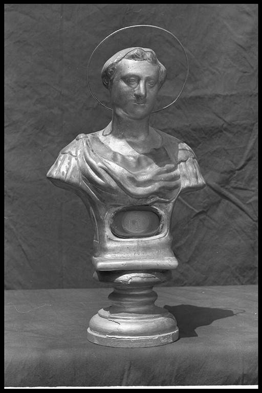 reliquiario - a busto, serie - manifattura modenese (sec. XVII)