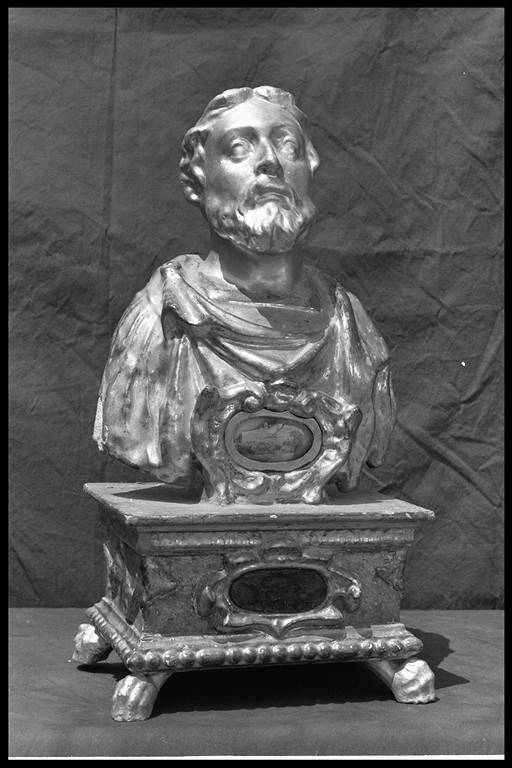 reliquiario - a busto, serie - manifattura modenese (prima metà sec. XVIII)