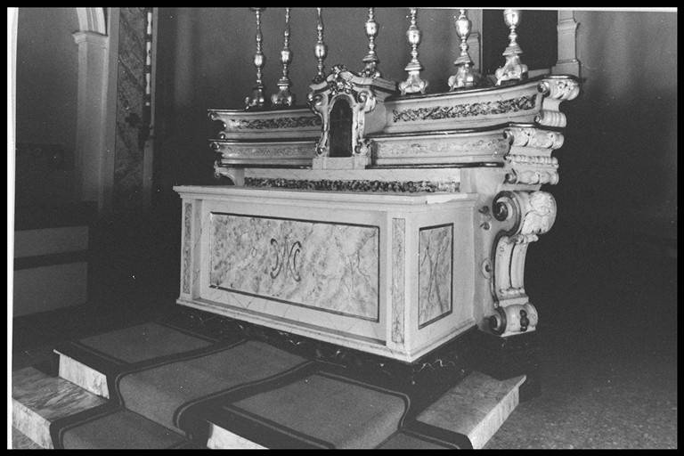 altare maggiore - manifattura modenese (seconda metà sec. XVIII)