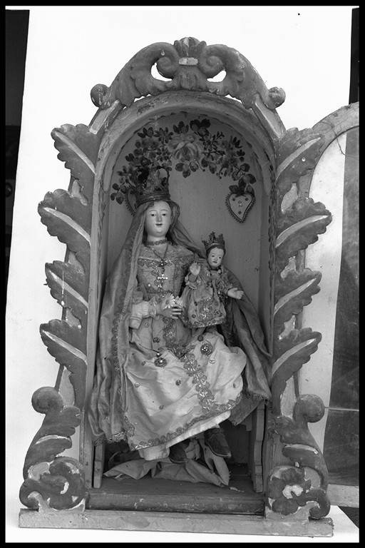 Madonna con Bambino (statuetta devozionale) - manifattura emiliana (sec. XVIII)