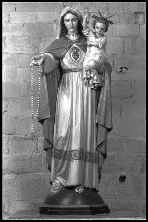 Madonna con Bambino (statua) - manifattura di Ortisei (prima metà sec. XX)