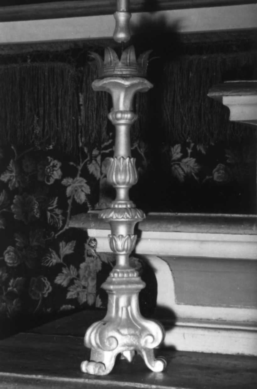 candeliere, serie - bottega modenese (metà sec. XVIII)
