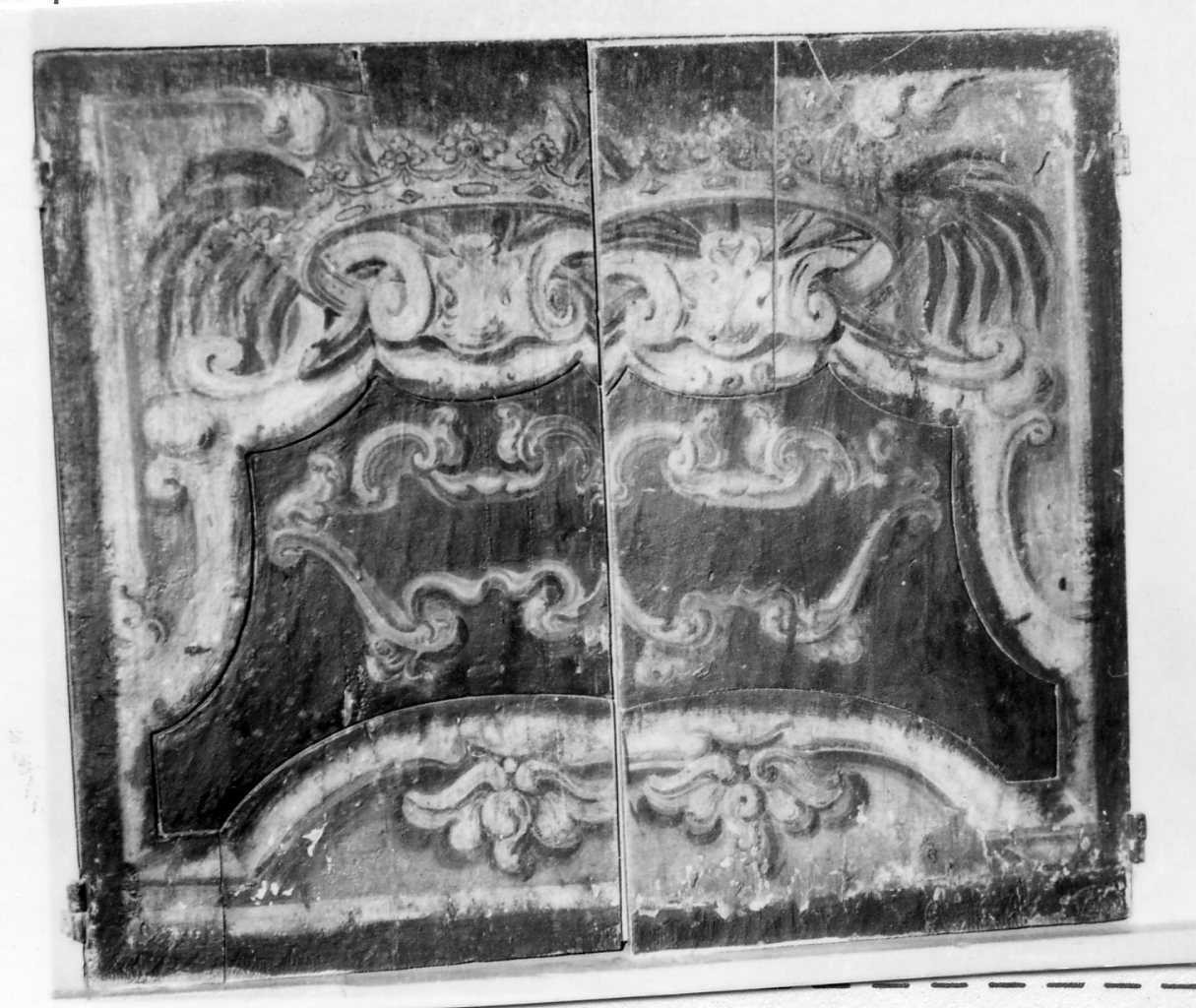 sportello di armadio del fonte battesimale - bottega modenese (prima metà sec. XVIII)