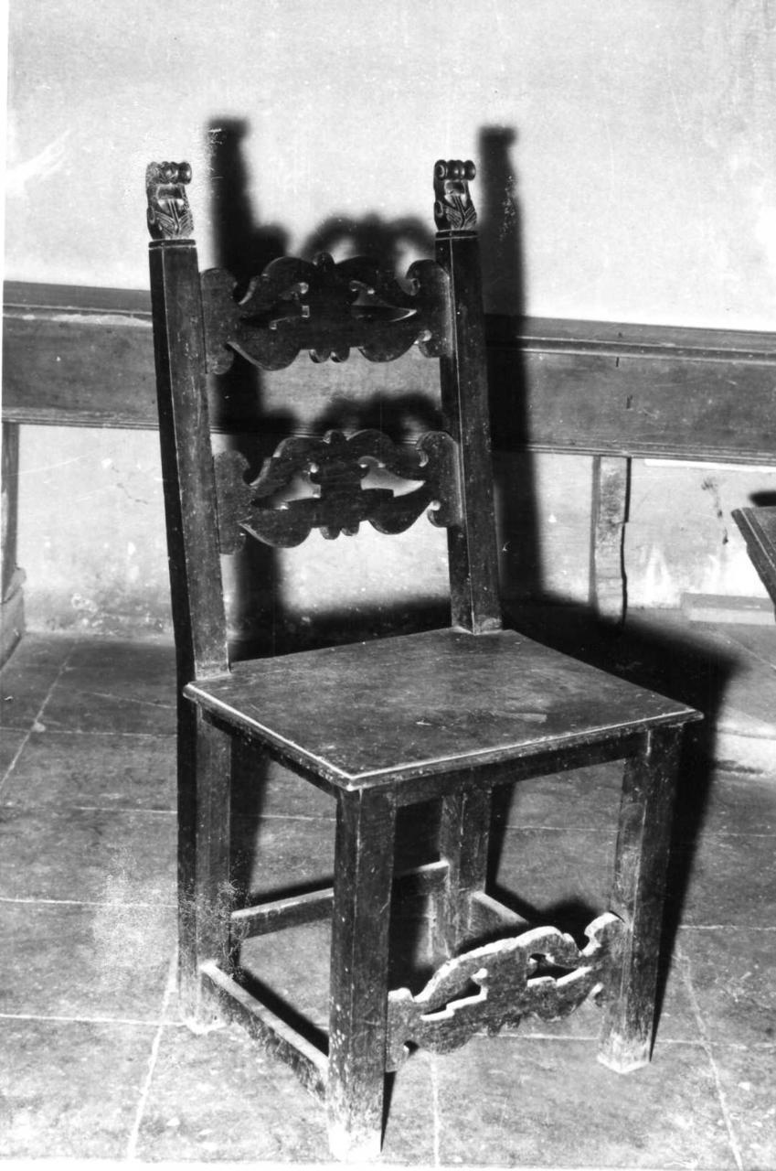 sedia - bottega modenese (inizio sec. XVIII)