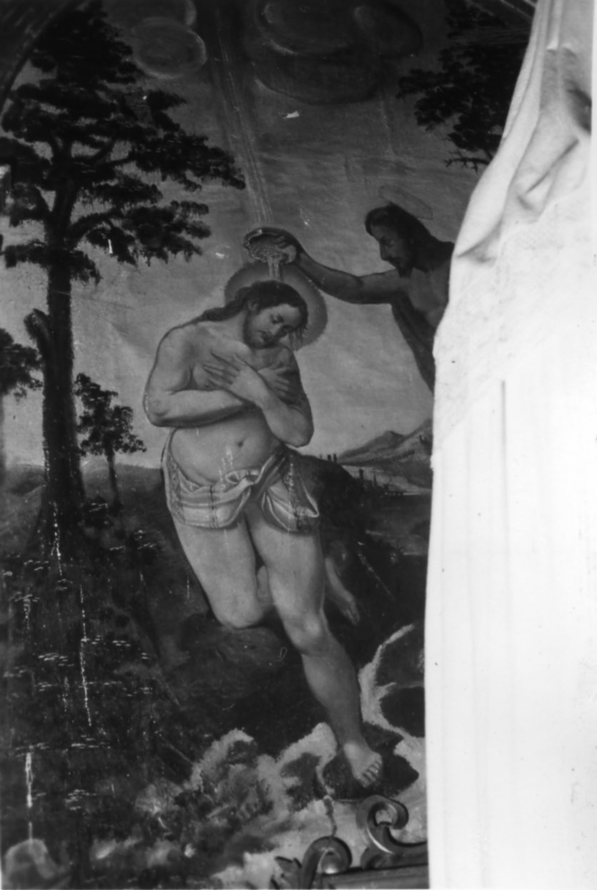 battesimo di Cristo (dipinto) - ambito modenese (prima metà sec. XVII)