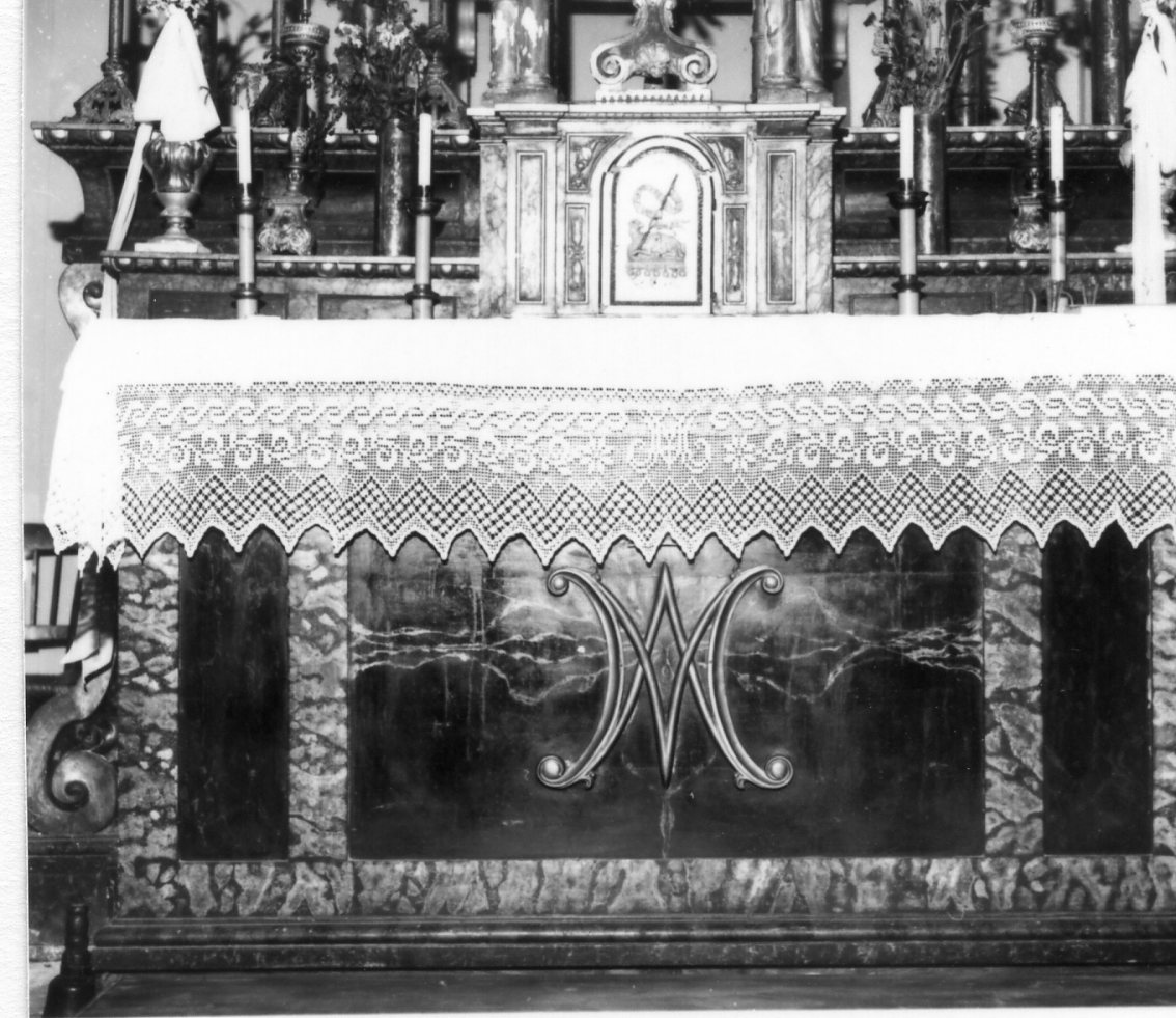 altare maggiore - bottega bolognese (metà sec. XIX)
