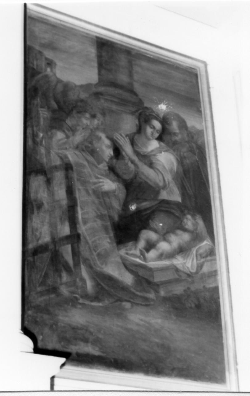 San Lorenzo e la Natività (dipinto) di Tosini Michele detto Michele di Ridolfo del Ghirlandaio (attribuito) (fine sec. XVI)