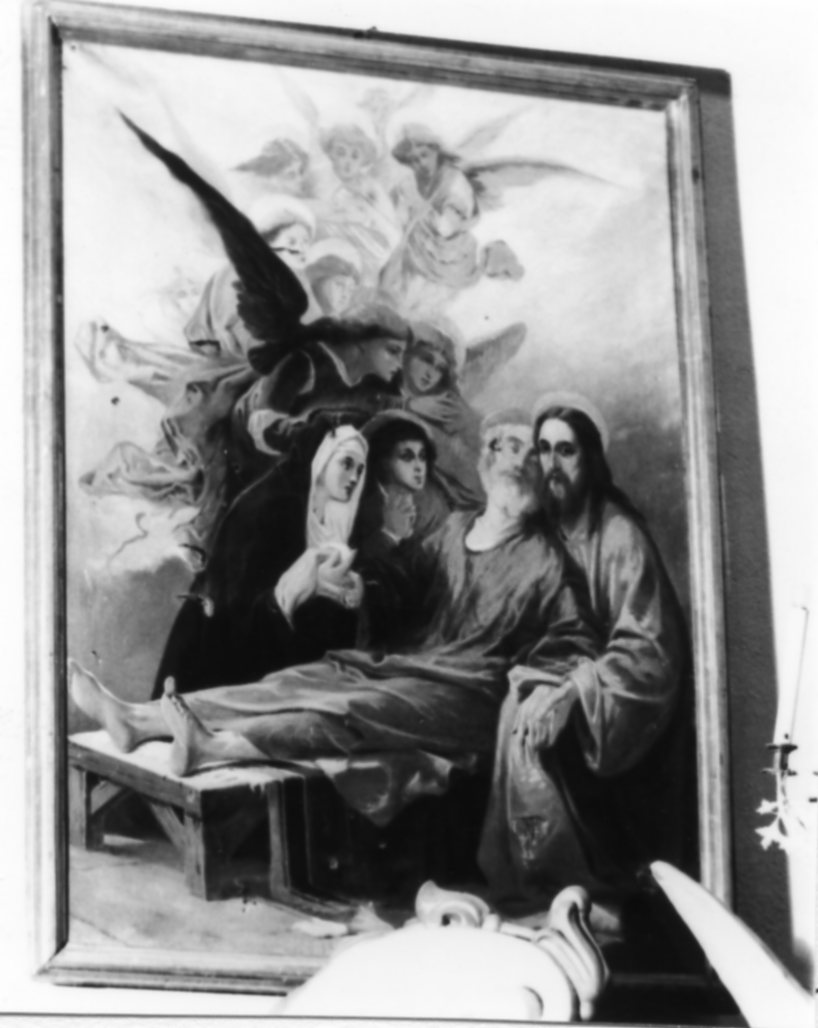 morte di San Giuseppe (dipinto) - ambito modenese (seconda metà sec. XIX)