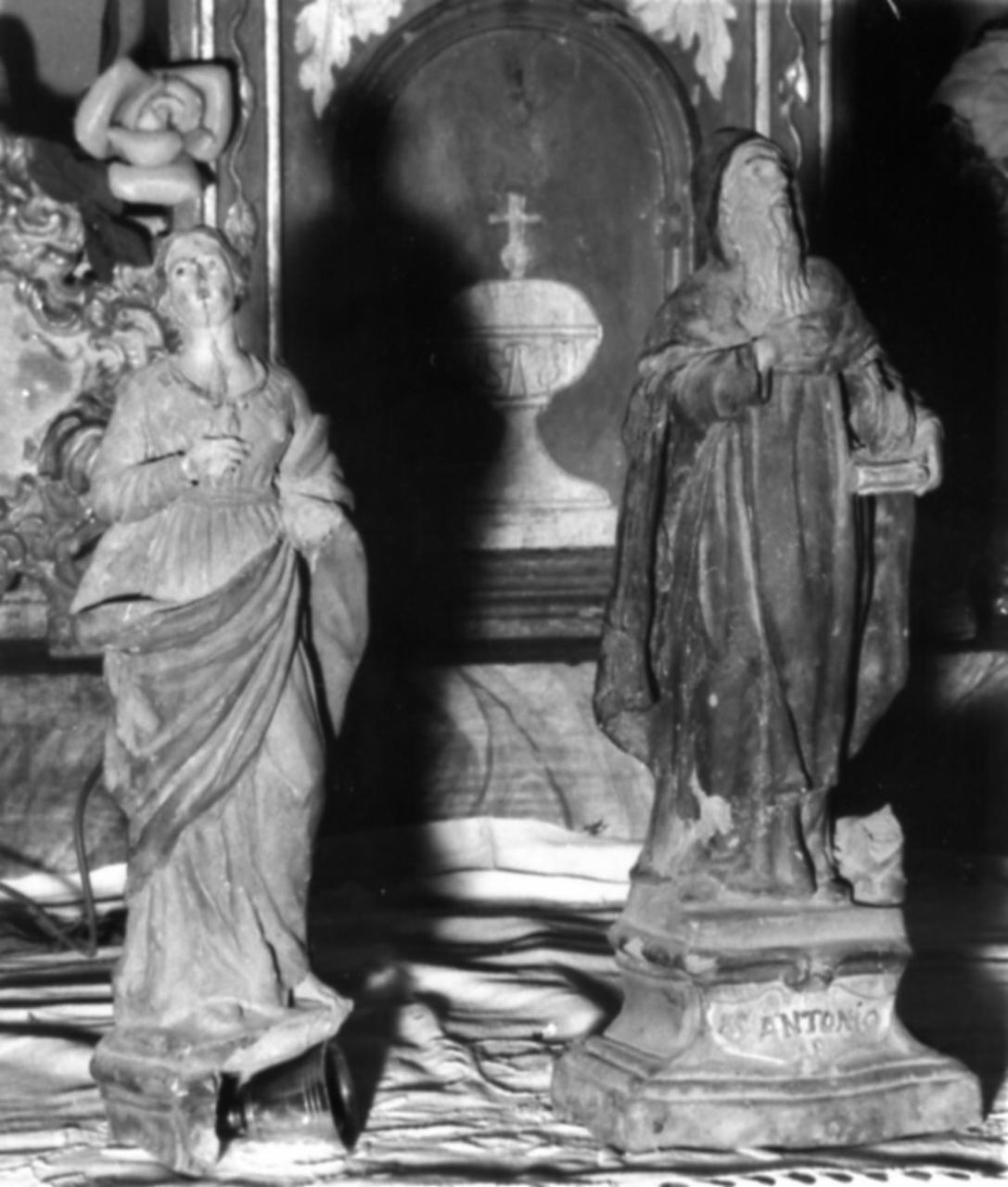 Sant'Antonio Abate (scultura) - bottega bolognese (sec. XVIII)