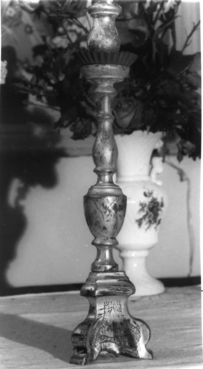 candeliere, serie - bottega emiliana (prima metà sec. XIX)