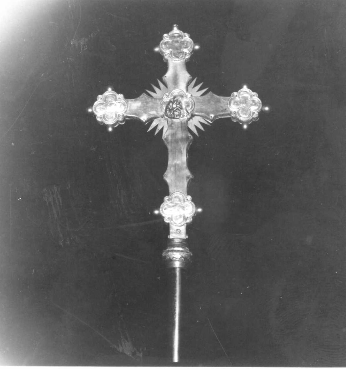croce processionale - bottega emiliana (fine sec. XV)