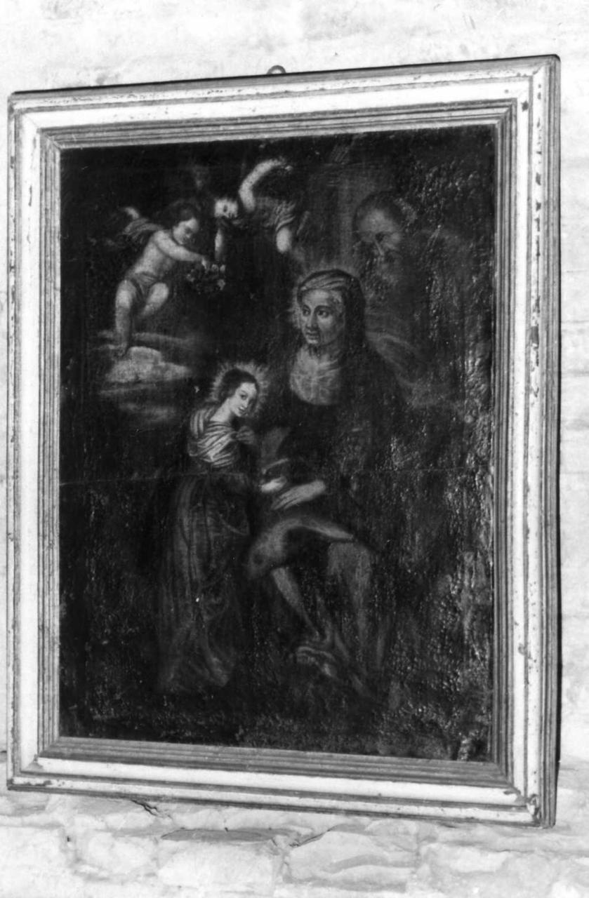 Maria Vergine bambina con Sant'Anna e San Gioacchino (dipinto) - ambito modenese (inizio sec. XVIII)